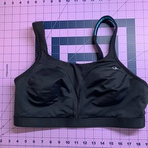 Champion sports bra, 38D black lightly padded